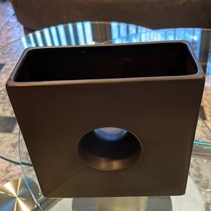 Decorative ceramic bottle holder